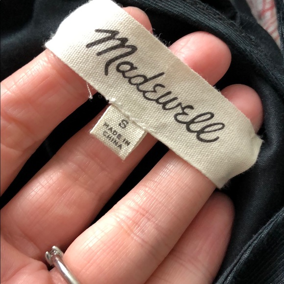 Madewell embroidered navy with tassel fringe dress - Picture 5 of 7